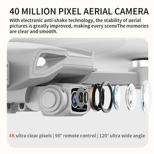 Dron L900 Pro SE sin Escobillas con GPS, Plegable, Control Remoto, Batería de Litio Integrada, Fotografía Aérea 4K HD, 3 Ejes, para Principiantes, de Plástico - Product Image 4