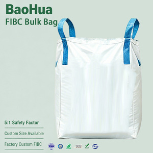Sac Jumbo d'occasion 1000kg 1500kg 2000kg, Big Bag en PP recyclé réutilisable pour sable, terre, gravier, débris, Costales Usados Sacas - Product Image 1