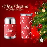AI-MICH Manufacturer Wholesale Factory Double Wall Water Wholesale Water Bottles No Minimum Custom Logo Portable Water Bottle