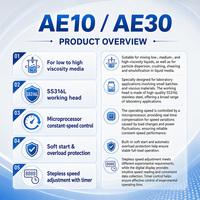 Homogénéisateur émulsifiant à cisaillement vertical AE10 pour les cosmétiques, les soins personnels et la transformation alimentaire