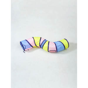 Colorful S-Shaped Pet <b>Tunnel</b> for <b>Play</b> & Exercise - Product Image 1