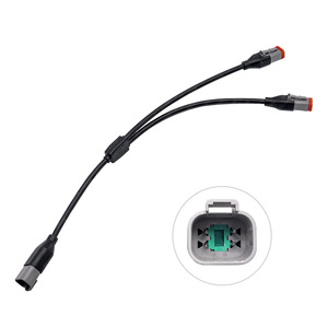 Dt Series 1 To 2 Waterproof <b>Plug</b> Harness 12 V For Car Offroad <b>Light</b> Retrofit Upgrade - Product Image 1