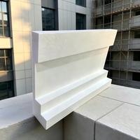 Listplank Arsitektur EPS untuk Dekorasi Bangunan Komersial, Lis Parapet, dan Cornice untuk Garis Atap