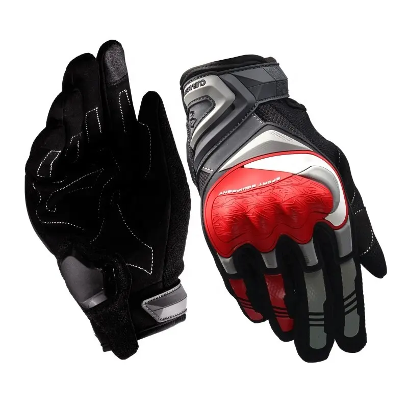 Full Finger Protection and Reflective Gloves, Motorcycle and Motocross Accessory, Touchscreen Compatible Fs-04288