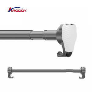 ARODDY Tringle à rideau en acier <span class=keywords><strong>de</strong></span> 35,4 à 63 pouces, testée pour la résistance aux chutes, avec fiche <span class=keywords><strong>de</strong></span> données <span class=keywords><strong>de</strong></span> sécurité du matériau, pour une gestion efficace <span class=keywords><strong>de</strong></span> l'espace - Product Image 1