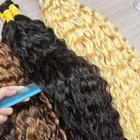 Cheveux Humains Vietnamiens, Cheveux Humains Birmans, Styles Bouclés Naturels, Cheveux Bruts en Gros, Vente en Gros de Cheveux Humains