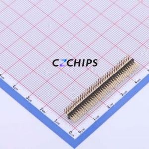 X1321WR-2x37J-C40D18 Pin Header Bent Lead Through Hole,P=1.27mm Connector 2x37P 1.27mm 1.27mm Pin Header - Product Image 1