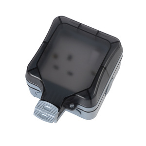 กล่องเต้ารับกันน้ำกลางแจ้ง Ip66 250V 13A มาตรฐานอังกฤษ เต้ารับเดี่ยว วัสดุ Abs เต้ารับติดผนัง - Product Image 1