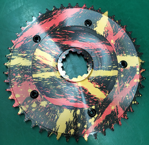 Plato de cadena redondo estrecho y ancho 144BCD <span class=keywords><strong>51T</strong></span> 7075-T6 CNC para carretera/gravel 1X Anticaída <span class=keywords><strong>11</strong></span>-12 velocidades - Product Image 1