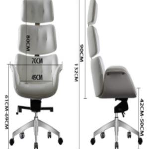 Silla de Oficina Ejecutiva de Lujo de Diseño Moderno Daisy 2025, Silla de Oficina Ergonómica de Malla con Respaldo Alto y Reposabrazos 3D - Product Image 6