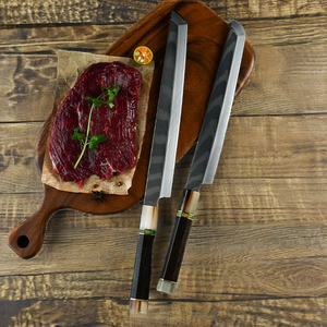 Hand Forged Damascus Chef <b>Knife</b> wood & Buffalo Horn Handle – Japanese Style Kitchen <b>Knives</b> for Meat, <b>Fish</b> & vegetables cutting - Product Image 2