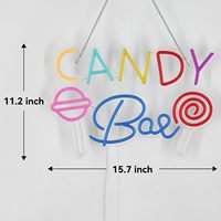 Enseigne en acrylique néon avec lettre de sous-titres personnalisée IP65 pour néons intérieurs/extérieurs avec barre de longueur contrôlée