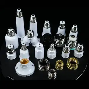 Wholesale E27 E40 E14 B22 LED Lamp Converter Lamp Socket E Base Screw Brass Copper Lighting Accessories Adapter Lamp Holder