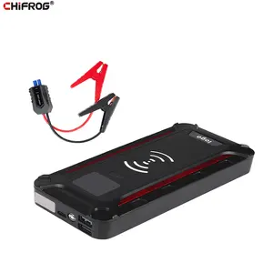 12V Car Jump Starter Booster Jumper Box 10000mAh Power Bank QI Wireless Charger