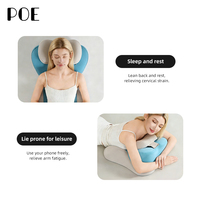 Oreiller ergonomique en mousse à mémoire de forme haute densité pour adultes, coussin triangulaire pour couples, oreiller de sexe, pour l'allaitement et l'hôtellerie