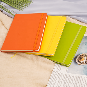 Venta al por mayor a granel planificador diario personalizado A5 Tapa dura promoción diario PU cuero diario cuaderno - Product Image 6