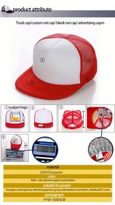 Gorras deportivas de 5 paneles personalizables al por mayor con logo, gorros de béisbol de malla y espuma para papá, gorras trucker, regalo promocional. - Product Image 2