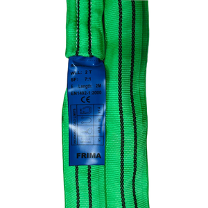 フリマ高容量2トン2m/4mポリエステルエンドレスリフティングラウンドスリング安全率7:1欧州標準EN1492-2:2000 - Product Image 2