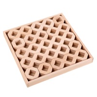 Jouets Montessori JET Blocs en bois acrylique en forme de pierres précieuses pour l'assemblage et les blocs Blocs translucides en forme de diamant Jouets éducatifs
