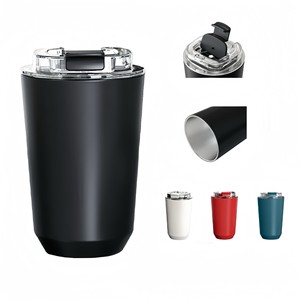 Groothandel 280ml/380ml Dubbelwandige RVS Vacuüm Koffiemok, Aanpasbaar Logo, Schattige Reismok met Deksel voor Kantoorgebruik - Product Image 4