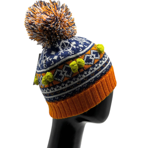 Proveedor de Taiwán, gorro de punto de 56-58Cm con orejas, gorro Jacquard, gorros para invierno - Product Image 1
