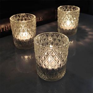 Offre Spéciale – Bougeoirs en Verre Transparent Brillant de Luxe pour la Saint-Valentin – Élégants Supports pour Bougies Chauffe-Plat - Product Image 3