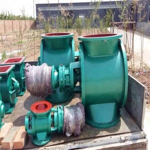 Anti Clog Gate Stainless Steel Pneumatic OEM Adjustable Discharge Industrial Air <b>Dust</b> Cleaning CE Certified 200*200 High Quality - Product Image 1