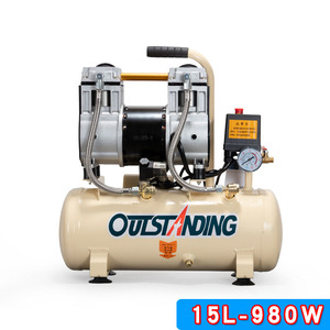 <b>Small</b> Silent Oil-free Rocking Piston High Portable 3.92KW 120L Lower Noise Movable Blowing Dust Air <b>Pump</b> - Product Image 1