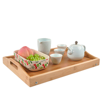 Table de lit portable en bambou sculpté, design à pieds pliants, rangement alimentaire, style américain, type sur pied, pour la maison et le bureau