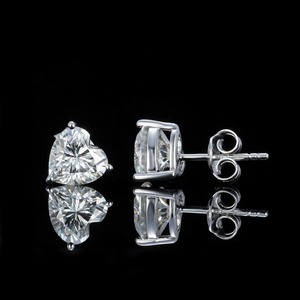 Top Selling Moissanite Diamond Earrings 925 Sterling <b>Silver</b> Elegant Jewelry for Women Anniversary Engagement For Sale - Product Image 6