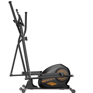 Vélo <span class=keywords><strong>elliptique</strong></span> électrique hyper-silencieux à entraînement magnétique, 16 niveaux de résistance, <span class=keywords><strong>pliable</strong></span>, pour usage domestique - Product Image 4