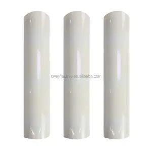 High light transparent white reflective printable film