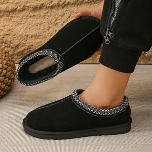Bottes à lacets unisexes Uggs grande taille, confortables, en tissu de coton, chaudes, <span class=keywords><strong>pour</strong></span> l'automne - Nouveau design, dessus en PU, antidérapantes, chaussures d'hiver - Product Image 6
