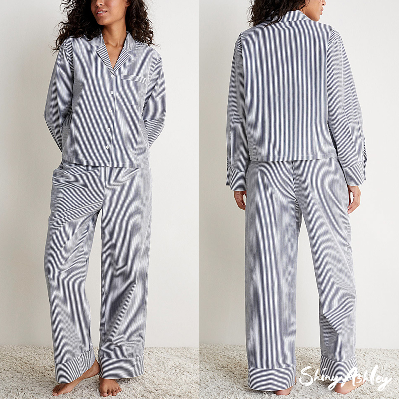 Front Open Pajamas Stylish Snug Fit for All Ages