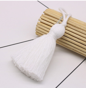 11cm <span class=keywords><strong>de</strong></span> Long coton glands frange avec accrocher ligne corde bricolage artisanat gland balancent couture rideaux vêtement décoration <span class=keywords><strong>de</strong></span> la maison accessoires - Product Image 3