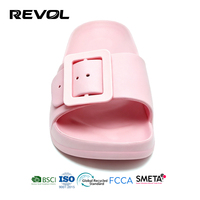 Sandalias de EVA para mujer, ajustables, con hebilla grande, impermeables, ligeras, con amortiguación, para piscina, playa, verano.
