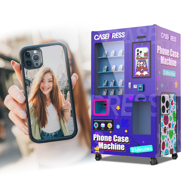 New Style Self-service DIY Mobile Phone case Customizing Making Automatic Printing Vending Machine Phone case Custom Machine