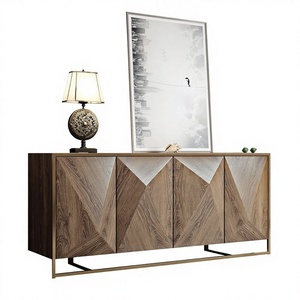 <span class=keywords><strong>Meuble</strong></span> à chaussures <span class=keywords><strong>d</strong></span>'<span class=keywords><strong>entrée</strong></span> mural en bois massif, style luxe léger américain, design postmoderne et simple, pour appartements grands et petits - Product Image 1