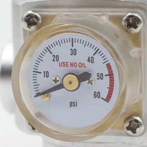 Régulateur de pression miniature en aluminium à double étage de précision TR21*4 avec filetage et sortie de pression de 0 à 150 psi (personnalisable) - Product Image 5