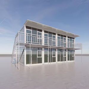 Modular Prefab 20ft <b>Portable</b> Mobile <b>Bar</b> Home Office Coffee Shop Cafe Cabin Tiny House Prefabricated Glass Container Modular Desi - Product Image 1