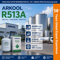 Gas HFO R513a de CE Tontank para el Mercado Europeo, para Refrigeración Comercial a Media Temperatura y Enfriadores, con Certificación REACH