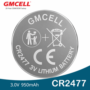CR2477 Coin <b>Battery</b> 950mAh High Capacity Button Cells <b>3V</b> <b>Lithium</b> <b>Battery</b> DL2477 ECR2477 KCR2477 LM2477 For KEY FOB,IOT - Product Image 1