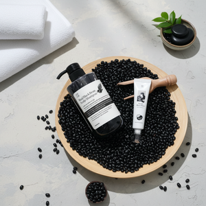[SOY LAB] Shampoing Soin du Cuir Chevelu aux Haricots Noirs & Ensemble Ampoule au Miel et Haricots Noirs avec Huile Lissante et Contrôle du Sébum pour une Pureté et une Brillance Saines du Cuir Chevelu - Product Image 3