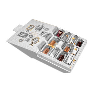 <span class=keywords><strong>Livre</strong></span> de luxe en forme de fermeture magnétique beauté calendrier de l'avent de Noël 12 jours avec plateau en plastique - Product Image 6