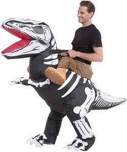 Déguisement Premium Jurassic <span class=keywords><strong>T</strong></span> <span class=keywords><strong>Rex</strong></span> Dinosaur Ride Costume gonflable pour adultes Costume de <span class=keywords><strong>dinosaure</strong></span> gonflable d'Halloween - Product Image 6