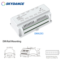 Offres Spéciales Skydance DMA2X3 12-48VDC Répartiteur de signal 6 voies pour décodeur DMX