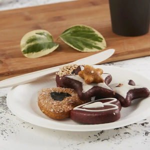 Juego de Cubiertos Desechables para Acampar y Suministros de Restaurante, Ecológicos, Biodegradables, Libres de BPA, Aptos para Alimentos, Juego de Picnic con Pajita - Product Image 3