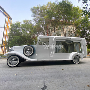 Carroza Fúnebre Blanca Clásica de Gran Venta en Europa, Furgoneta Fúnebre, Coche Fúnebre - Product Image 3