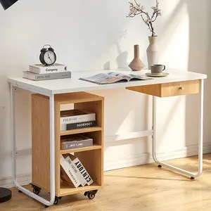 JXT Modern simple white paint desk design model room computer desk bedroom desk