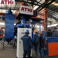 Machine de sablage à bande de treillis métallique en acier avec moteur et boîte de vitesses - Polissage manuel